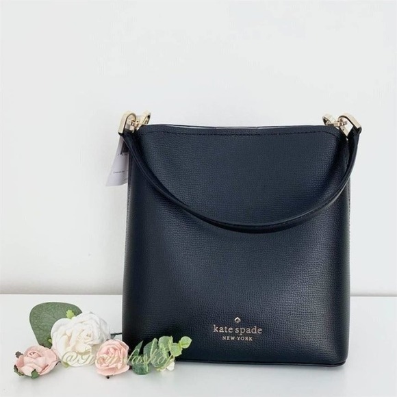 Kate spade Purse & wallet Darcy Black Small Bucket Bag Crossbody - Picture 10 of 11